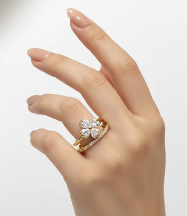 Gold_With_Diamonds_Quad_Hearts_Crown_Ring_For_Women